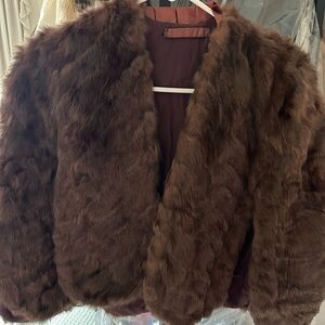 Vintage Rabbit Fur Capelette